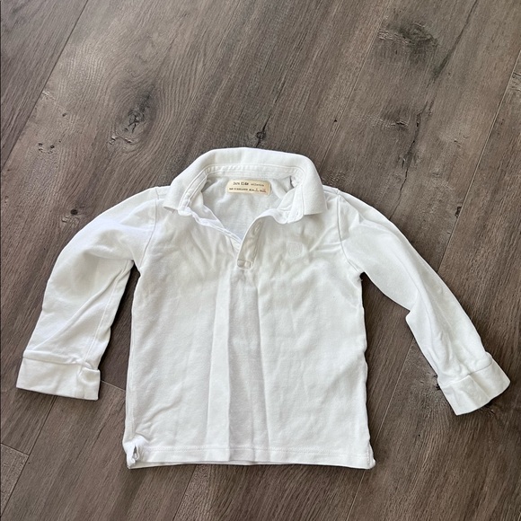 White zara kids long sleeve polo shirt. Size 5 - Picture 7 of 13